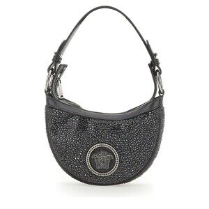 Versace Mini Hobo Bag With Crystals